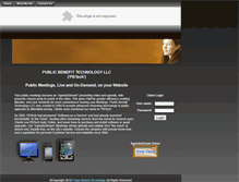 Tablet Screenshot of pbtech.org